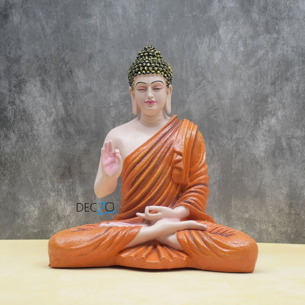 Colorful Serene Blessing Buddha Statue