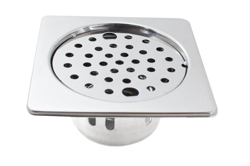 Shower Floor Drain Thick Stainless Steel Square Waste Gate Shower